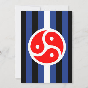 Leder-Praxis-Stolzflagge Feiertagskarte