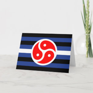 Leder-Praxis-Stolzflagge Feiertagskarte