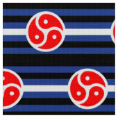 Leder-Praxis-Stolzflagge Stoff (Nahaufnahme)