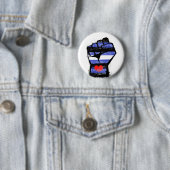 Leder Pride Faust Button (Beispiel)