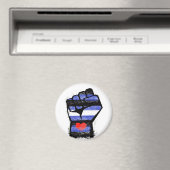 Leder Pride Faust Magnet (In Situ (Geschirrspüler))
