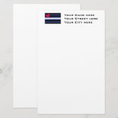 Leder-Pride-Flagge Briefpapier (Vorne/Hinten)