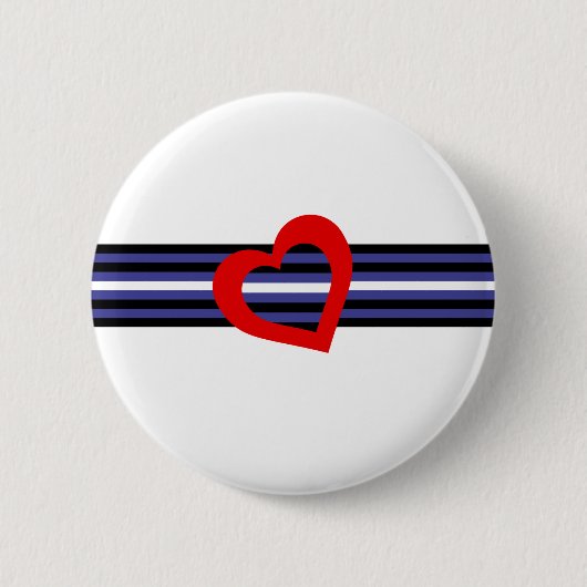 Leder-Pride-Flagge Button (Vorderseite)