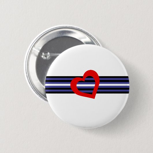 Leder-Pride-Flagge Button (Vorne & Hinten)