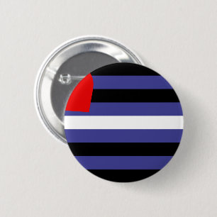 Leder-Pride-Flagge Button
