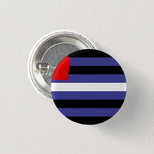 Leder-Pride-Flagge Button (Vorne & Hinten)