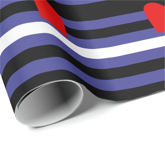 Leder-Pride-Flagge Geschenkpapier (Rolleneckpunkt)