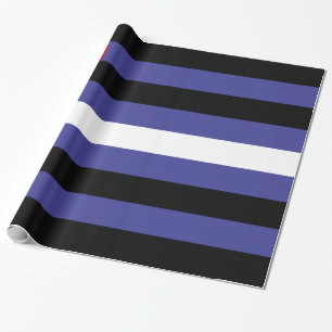Leder-Pride-Flagge Geschenkpapier