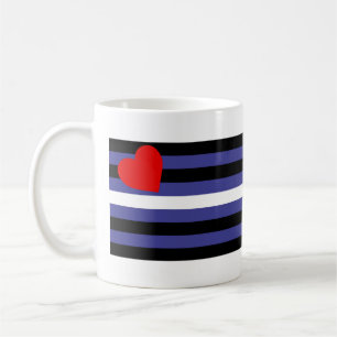Leder-Pride-Flagge Kaffeetasse