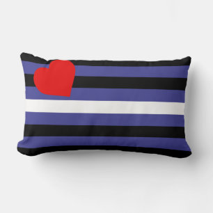 Leder-Pride-Flagge Lendenkissen