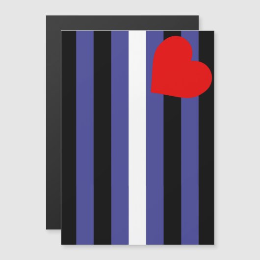 Leder-Pride-Flagge Magneteinladung (Vorne/Hinten)