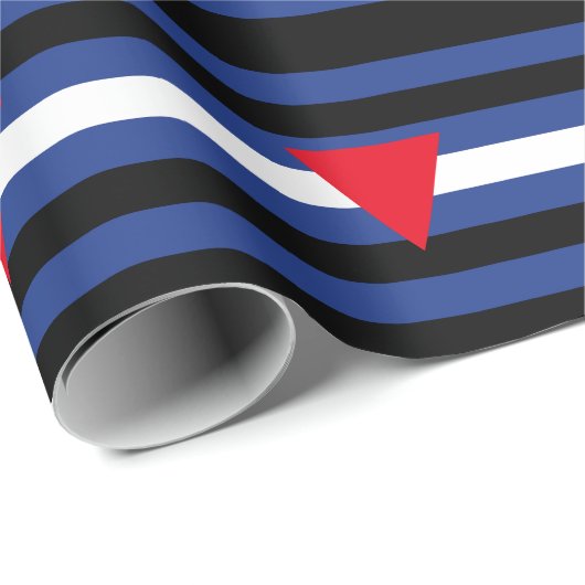 Leder Queer Pride-Flagge Geschenkpapier (Rolleneckpunkt)