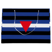 Leder Queer Pride-Flagge Große Geschenktüte (Vorderseite)