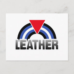 Leder Queer Stolz Postkarte
