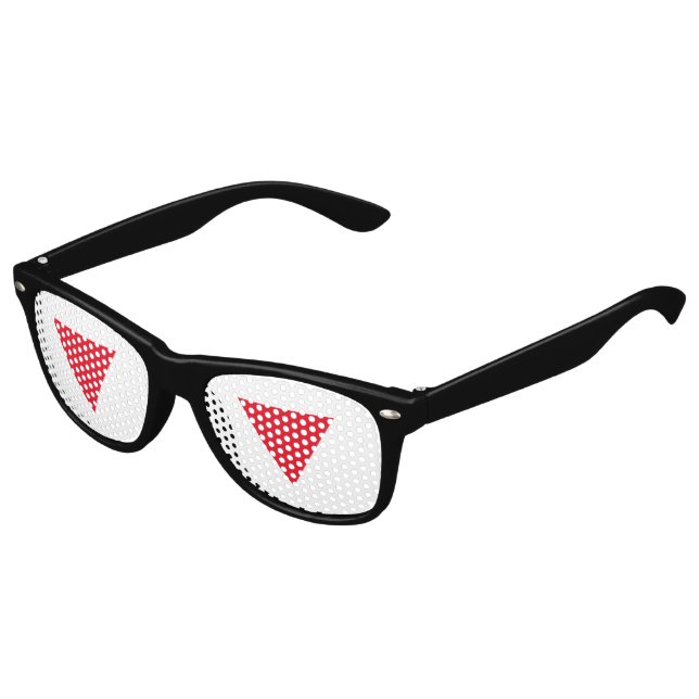Leder Queer Stolz Sonnenbrille (Schrägansicht)
