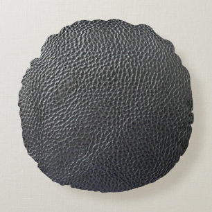 Leder Rundes Kissen