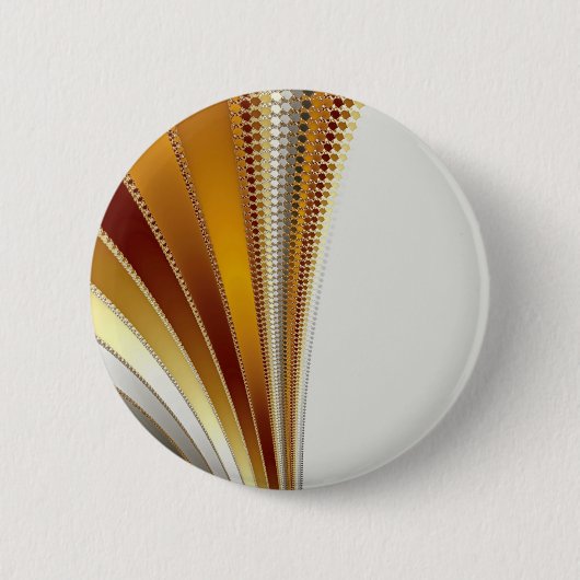 Leder - Schaltfläche Fraktal Button (Vorderseite)