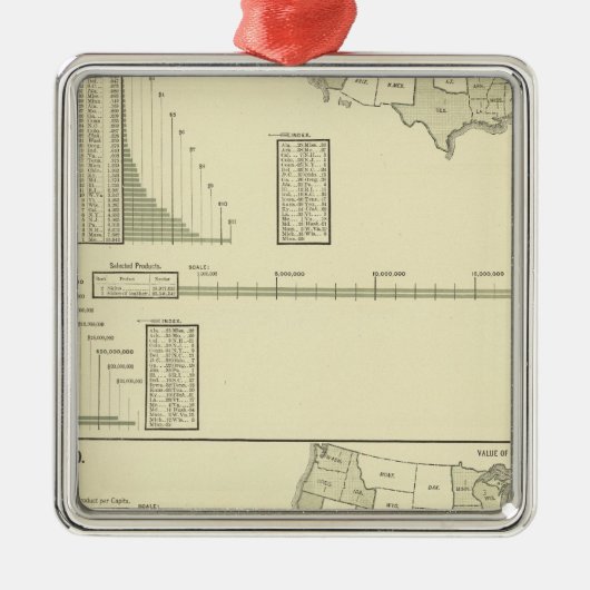 Leder Silbernes Ornament (Vorne)