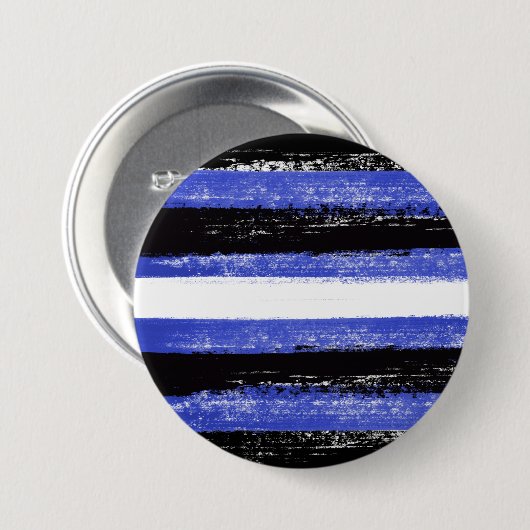 Leder-Stolz-Streifen Button (Vorne & Hinten)