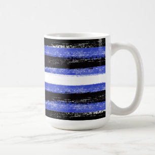 Leder-Stolz-Streifen Kaffeetasse