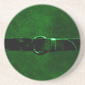 Leder und Gürtel, Untersetzer von Rich Green Sands (Vorne)