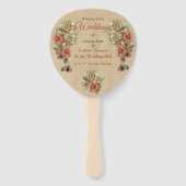 Leder- und Wildlederhandfans Fächer (Vorderseite)