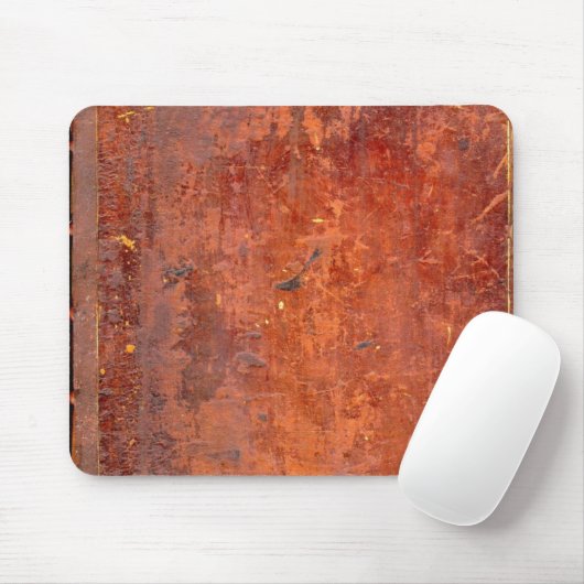 Leder-verklemmter antiker Bucheinband Mousepad (Mit Mouse)