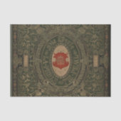 Leder-verklemmtes Schmutz-Buch Seidenpapier (Vorderseite)