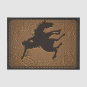 Leder Western Wild West Cowboy Geburtstagsfeier Seidenpapier