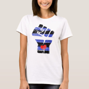 LEDER WIDERSTEHT DER FAUST T-Shirt