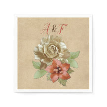 Leder & Wildleder Textur Art Napkins