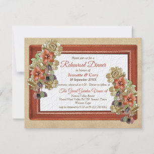 Leder & Wildleder Textur Probe Dinner Einladung