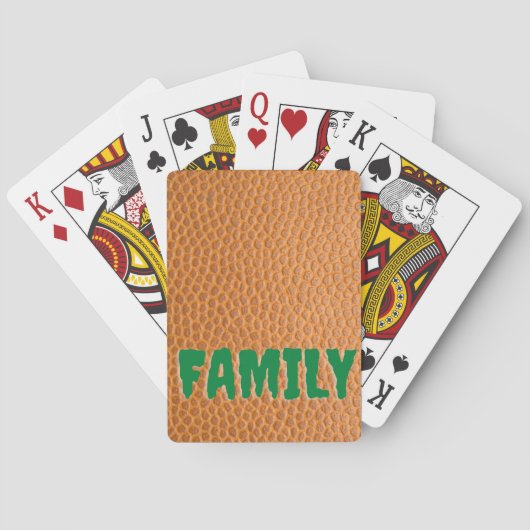 Leder | Zazzle_Growshop. Spielkarten (Rückseite)