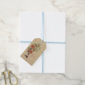 Lederarbeit in Blume über Wildleder Geschenkanhänger (Mit Garn)
