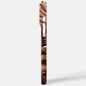 Lederbär in der Natur Inspiriert Case-Mate iPhone Hülle (Rückseite / Links)