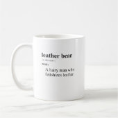 LEDERBÄR KAFFEETASSE (Links)