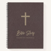 Lederbibel-Studie über Imitate aus dem Gold Cross Notizblock (Vorderseite)
