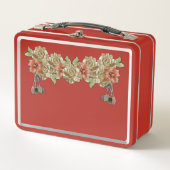 LederBlume Metall Brotdose (Vorderseite)