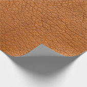 Lederbraun nah geschenkpapier (Ecke)