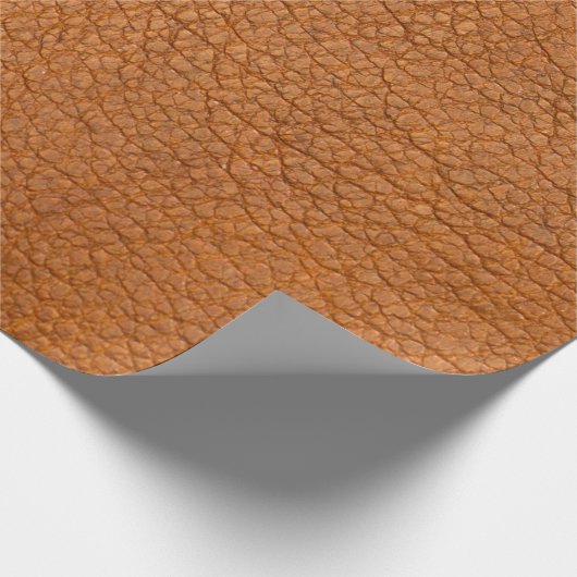 Lederbraun nah geschenkpapier (Ecke)