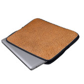 Lederbraun nah laptopschutzhülle (Vorne Knopf)
