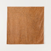 Lederbraun nah wandteppich (Vorderseite (Horizontal))