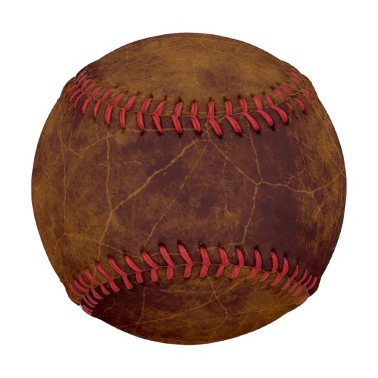 Lederbraun, rustikal baseball (Vorderseite)
