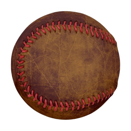 Lederbraun, rustikal baseball (Vorderseite Links)