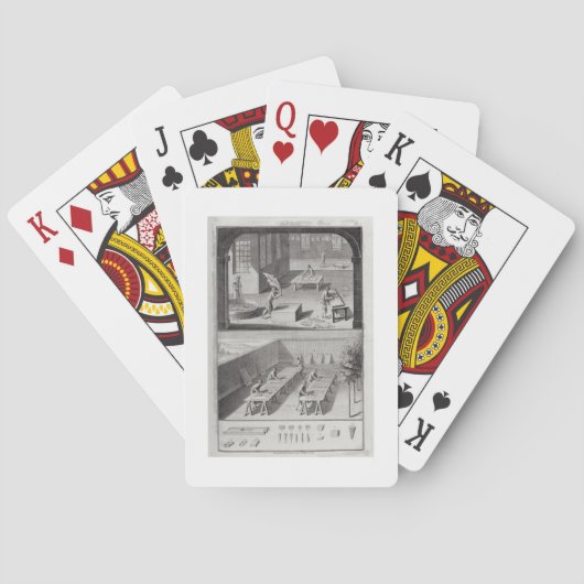 Lederbräune aus der Enzyklopädie von Denis Spielkarten (Rückseite)