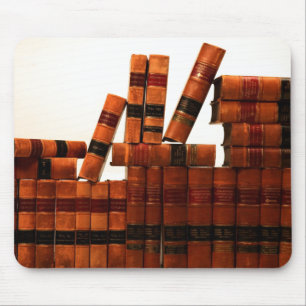 Lederbücher Mousepad