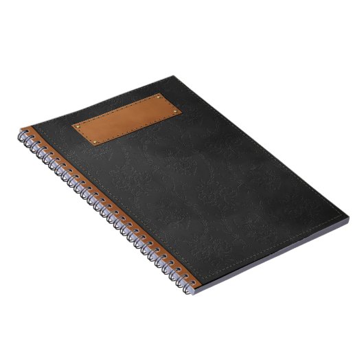 Lederdecke Notizblock (Rechte Seite)