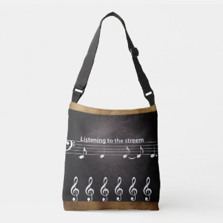 Lederdesign mit Musiknote Handtasche für sie