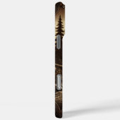 Lederdesignbär am Fluss Case-Mate iPhone Hülle (Rückseite / Rechts)