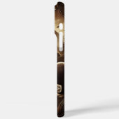 Lederdesignbär am Fluss Case-Mate iPhone Hülle (Rückseite / Links)